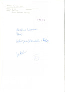 Annelie Larsson, tidigare fotomodell - Vintage Photograph