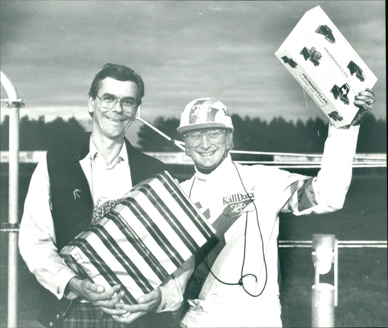 Prize winners Lennart Olofsson & Jan-Erik Eriksson - Vintage Photograph