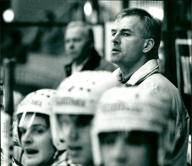 Rolf Jäger, tränare IF Björklöven Umeå - Vintage Photograph