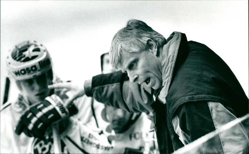 Hans Lindberg, ishockeytränare Björklöven - Vintage Photograph