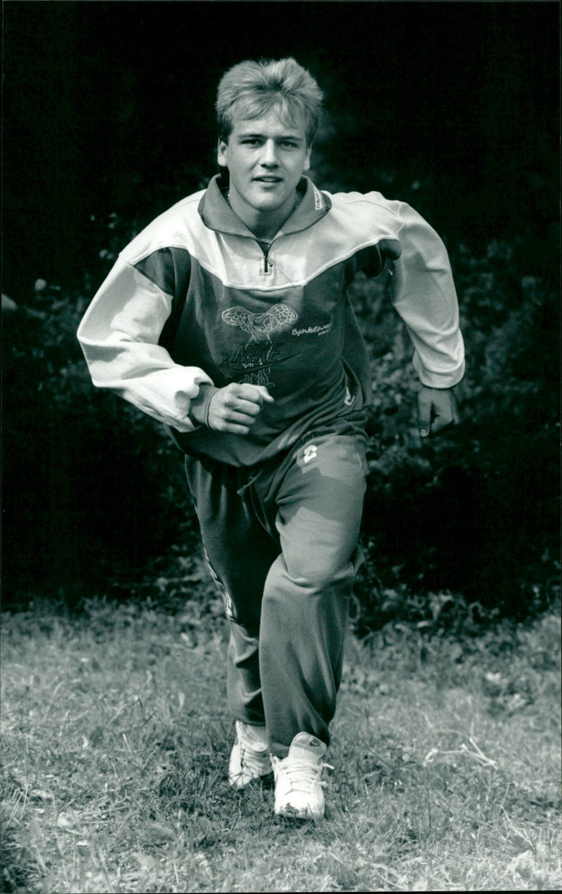 Joakim Lidgren, Björklöven ishockey - Vintage Photograph