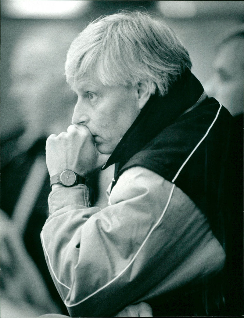 Hans "Virus" Lindberg, Björklöven ishockey - Vintage Photograph