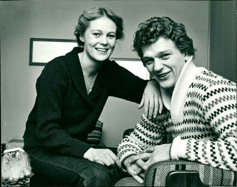 Hardy Nilsson och Eva Nyblad - Vintage Photograph