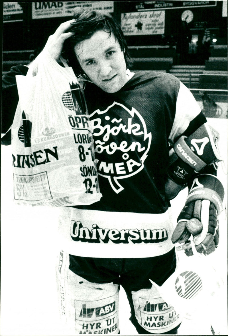 Hans Edlund, IF Björklöven Umeå - Vintage Photograph