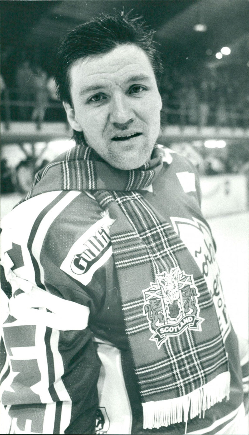 Hans Edlund, ishockeyspelare Björklöven - Vintage Photograph