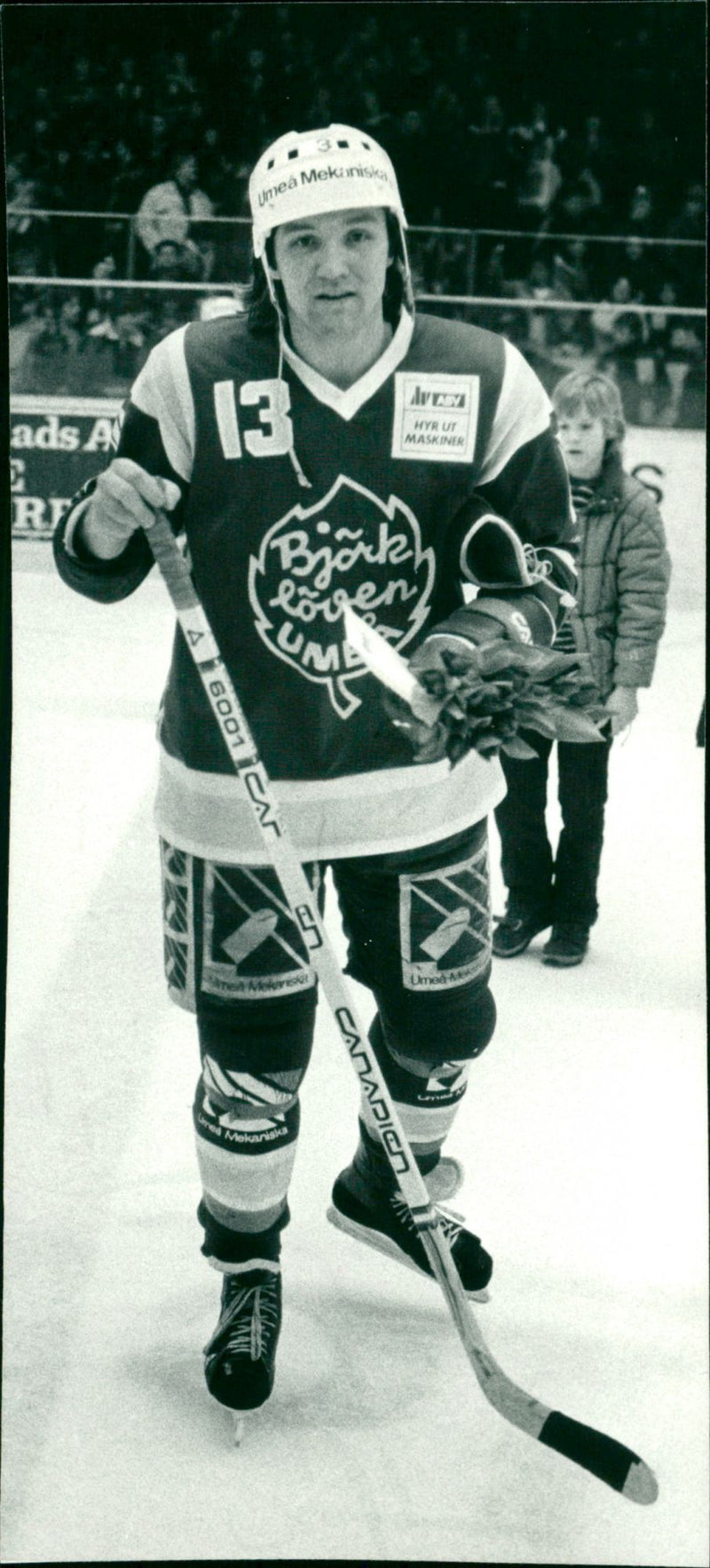 Hans Edlund, ishockey IF Björklöven - Vintage Photograph