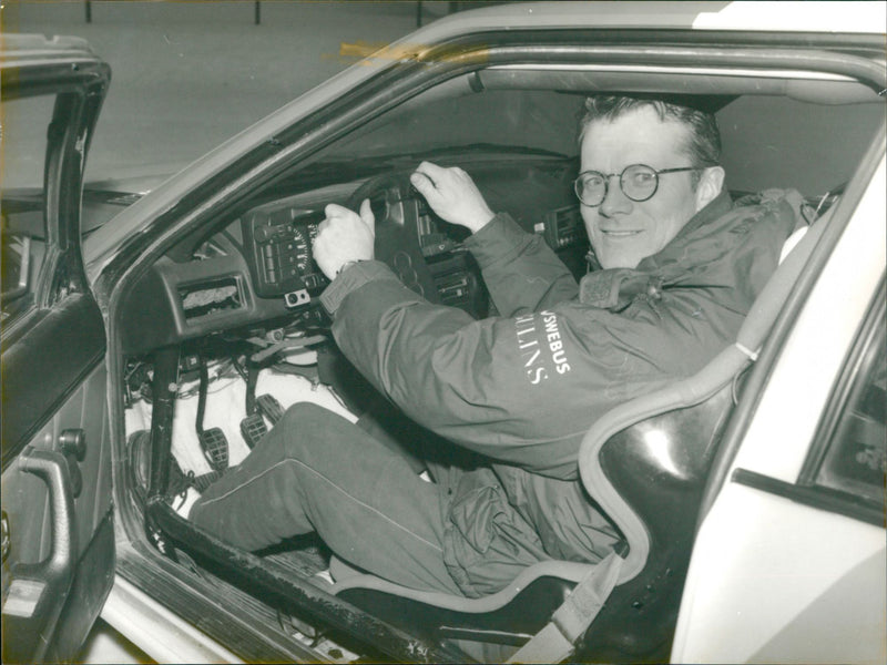 Gary Oscarsson, Vännäs MK rally - Vintage Photograph