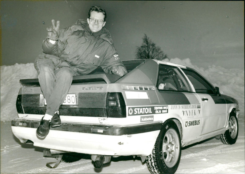Gary Oscarsson, Vännäs MK rally - Vintage Photograph