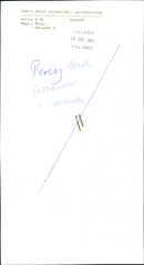 Pearcy Heath jazz musician jazz festival. - Vintage Photograph