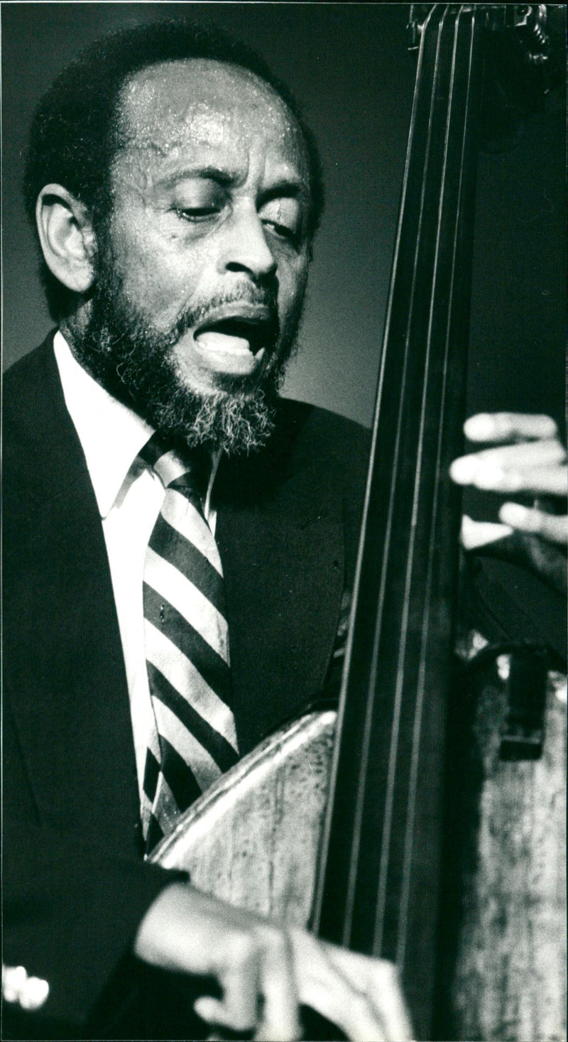 Pearcy Heath jazz musician jazz festival. - Vintage Photograph