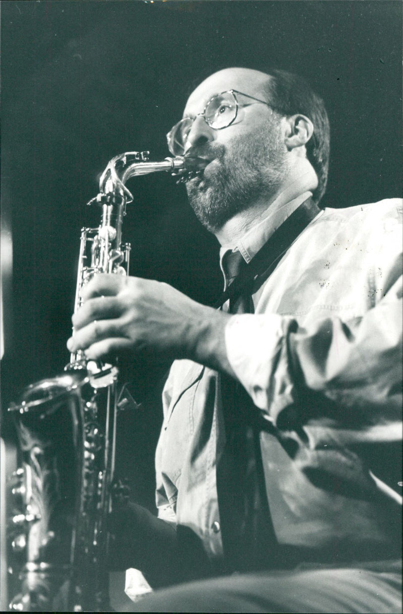 PO Johansson, musician and teacher Umeå - Vintage Photograph