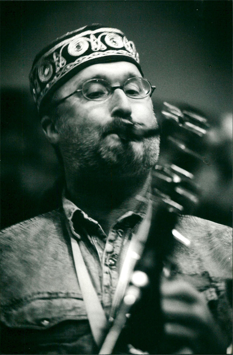 PO Johansson, jazz musician - Vintage Photograph