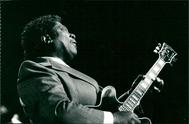 B B King - Vintage Photograph