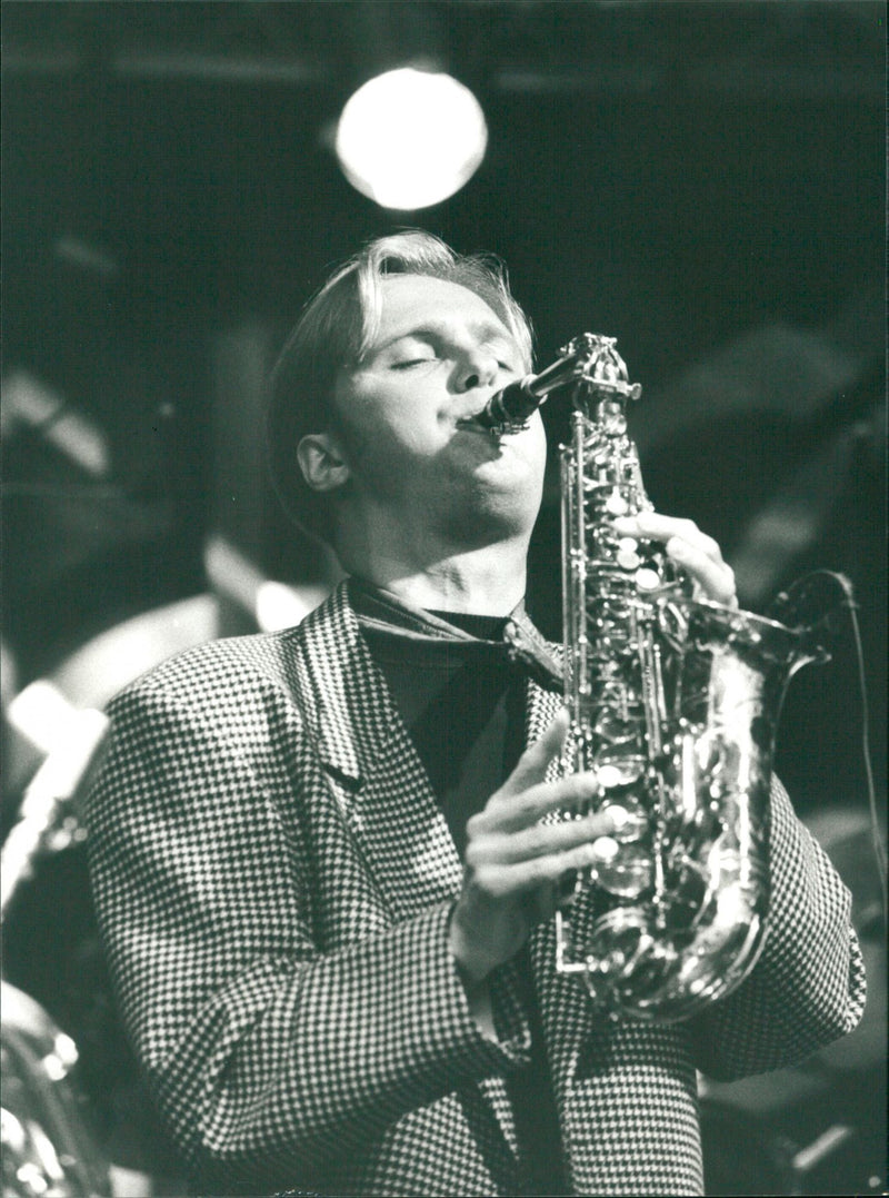 Jonas Knutsson jazz musician - Vintage Photograph