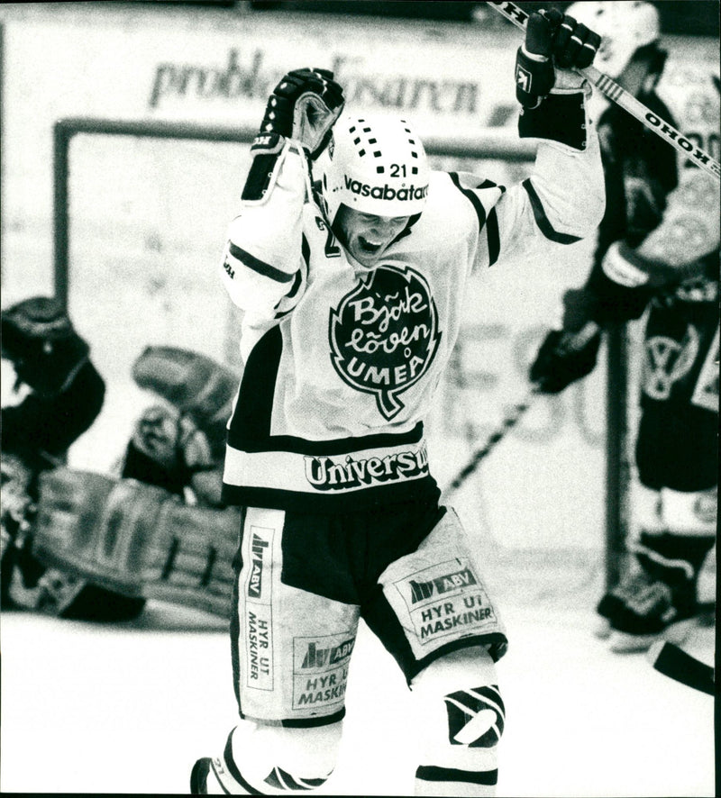 Lars-Gunnar Pettersson, Björklöven ishockey - Vintage Photograph