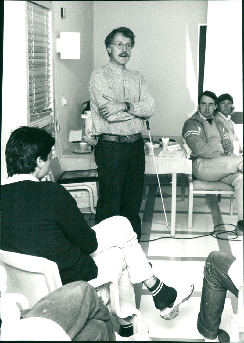 1984 SCHOOL UNIVERSITY LUNDGREN ARCHIVE RESEARCH PHOTO ERIK BIOT - Vintage Photograph
