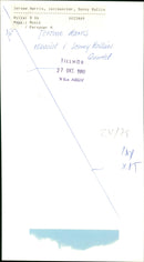 Jerome Harris - Vintage Photograph