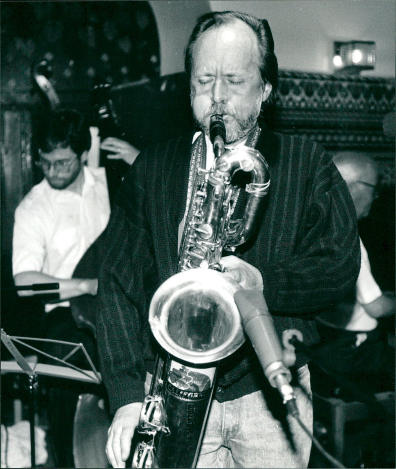 Hans Hedström, jazz musician Umeå - Vintage Photograph