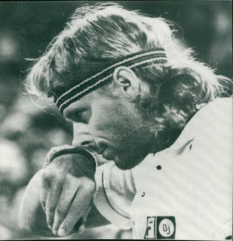 Björn Borg in the US Open - Vintage Photograph