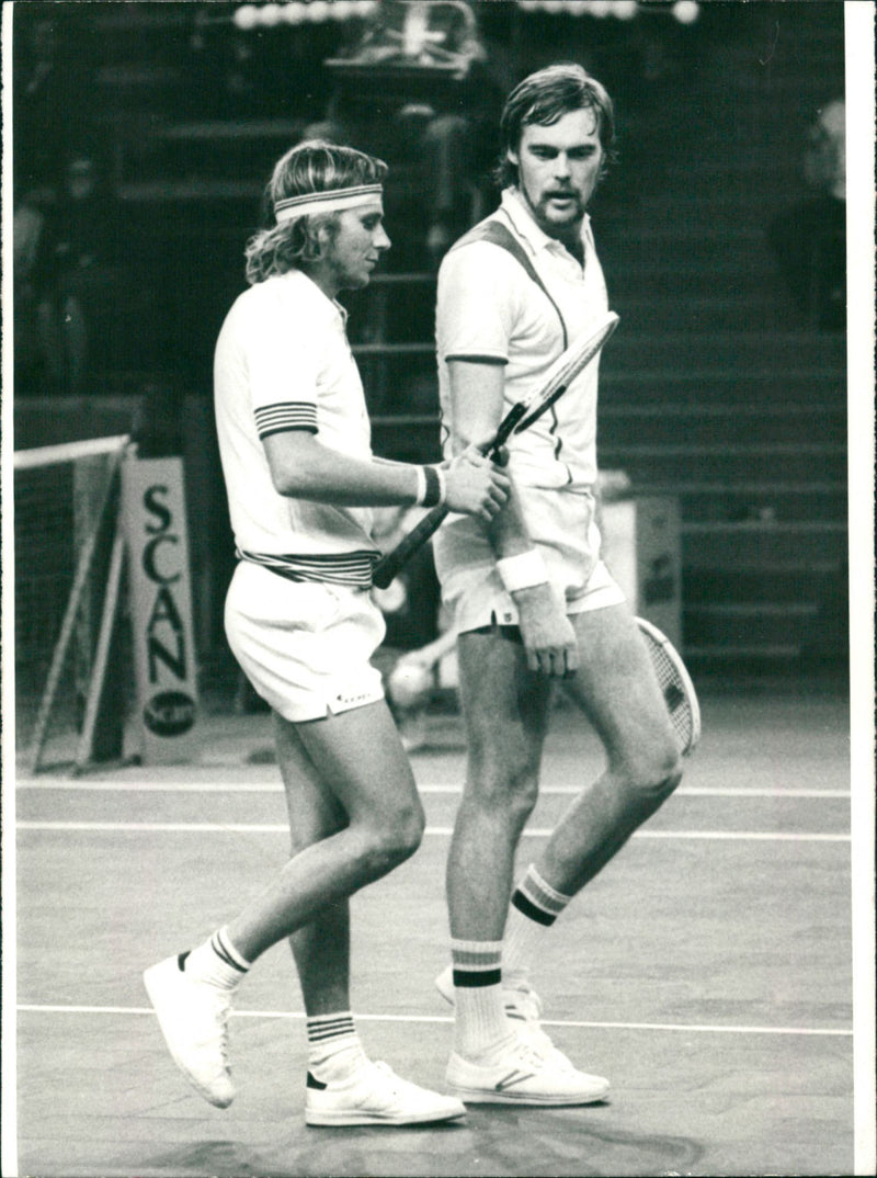 Björn Borg and Ove Bengtson - Vintage Photograph