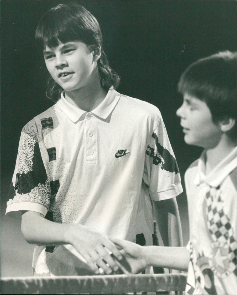 Kristofer Bergdahl, Umeå TK, Mattias Westerberg, Luleå - Vintage Photograph