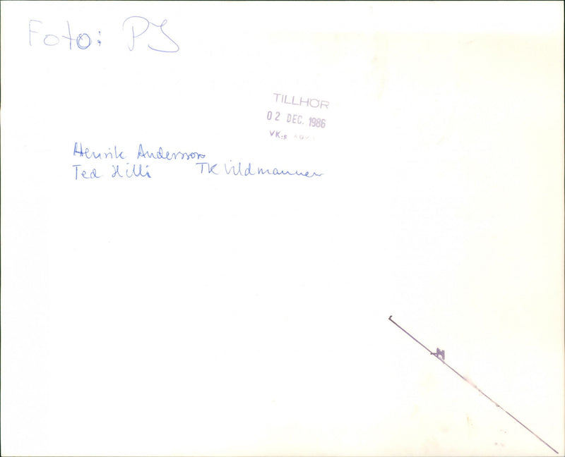 Henrik Andersson och Ted Hilli, TK Vildmannen - Vintage Photograph