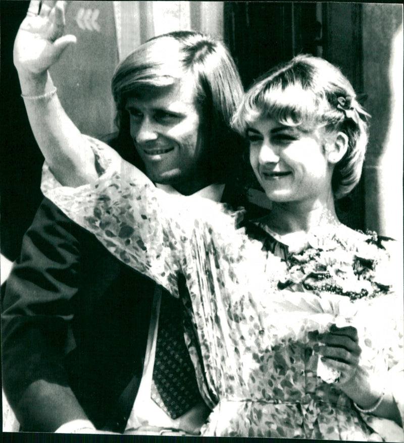 Björn Borg and Mariana Simionescu - Vintage Photograph