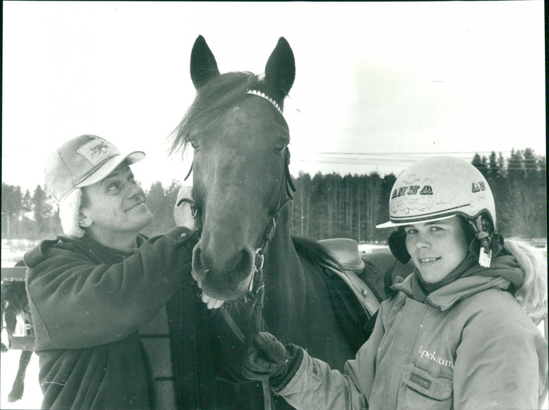 Jan Norberg och Anna Näslund - Vintage Photograph