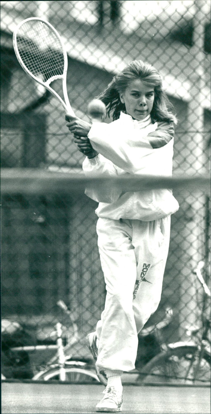 Helena Damber, Tegs Tennisklubb - Vintage Photograph