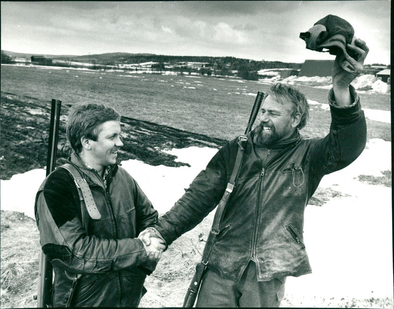 Tommy Öhman & Harry Friman - Vintage Photograph