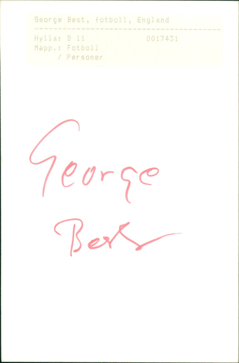 George Best - Vintage Photograph