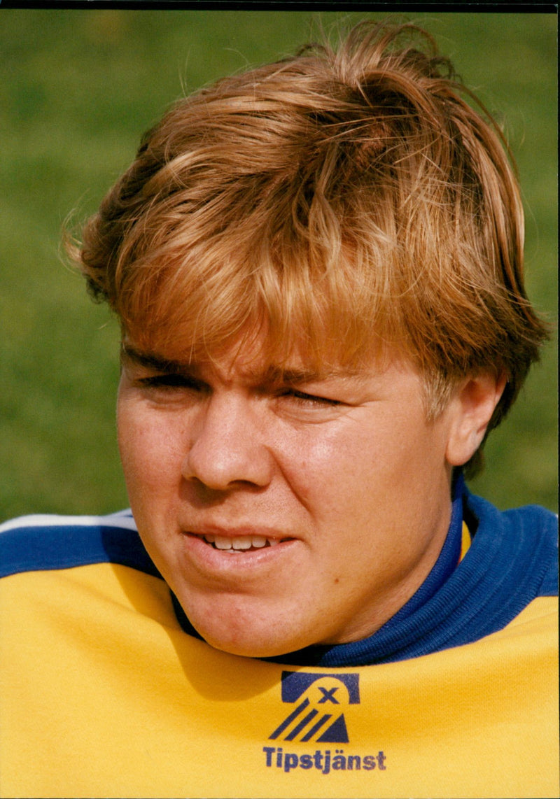 Tomas Brolin - Vintage Photograph