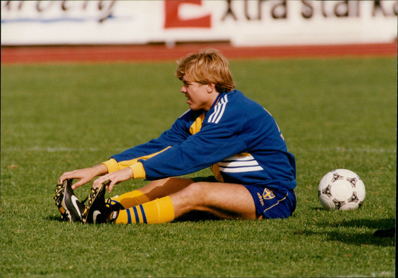 Tomas Brolin - Vintage Photograph