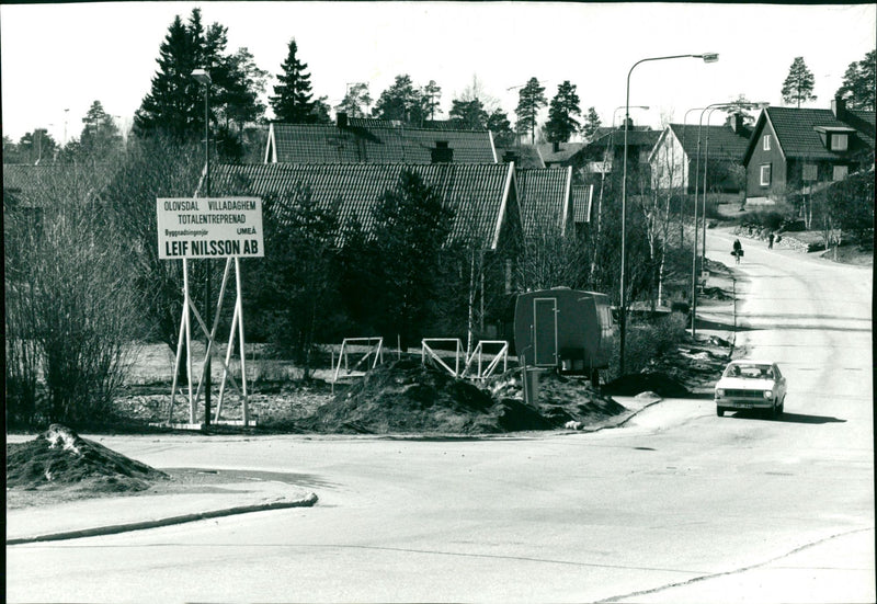 1984 PERSON ARCHIVE KIS BERGH NUDELNO VKS ARAN HOUSING UMEA ANTRAPSL - Vintage Photograph