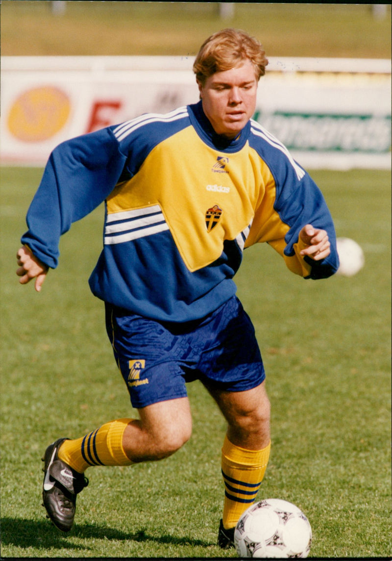 Tomas Brolin - Vintage Photograph