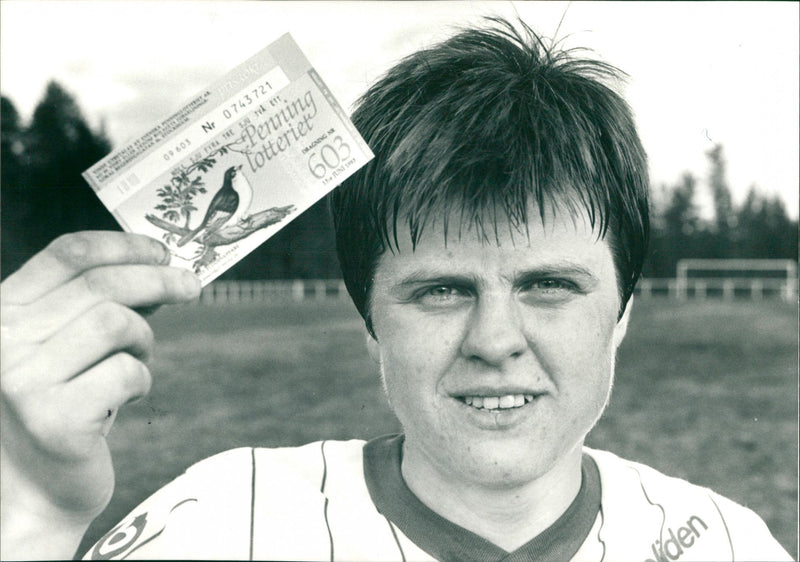 Birgitta Söderström, fotboll Sunnanå SK - Vintage Photograph