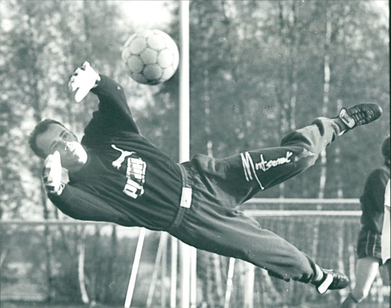 Bosse Lidén, målvakt Umeå FC - Vintage Photograph