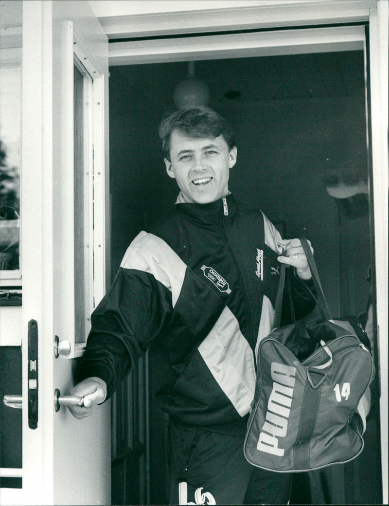 Åke Strömberg, fotbollsdomare Stöcksjö - Vintage Photograph