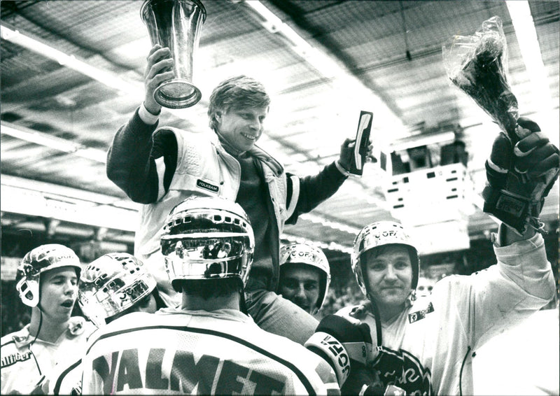 Björklöven vann SM-guld - Vintage Photograph