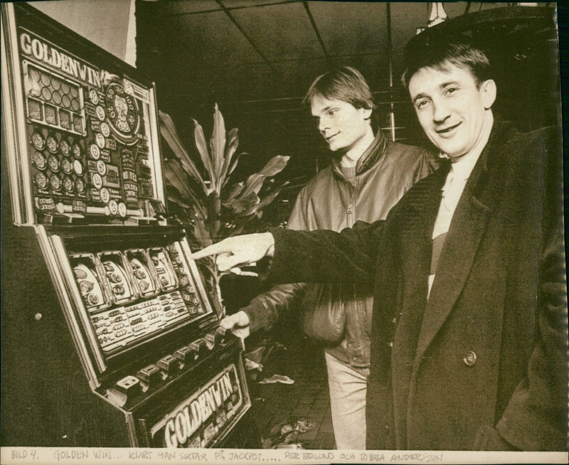 Björklöven i Rotterdam. Pär Edlund och Torbjörn Andersson - Vintage Photograph