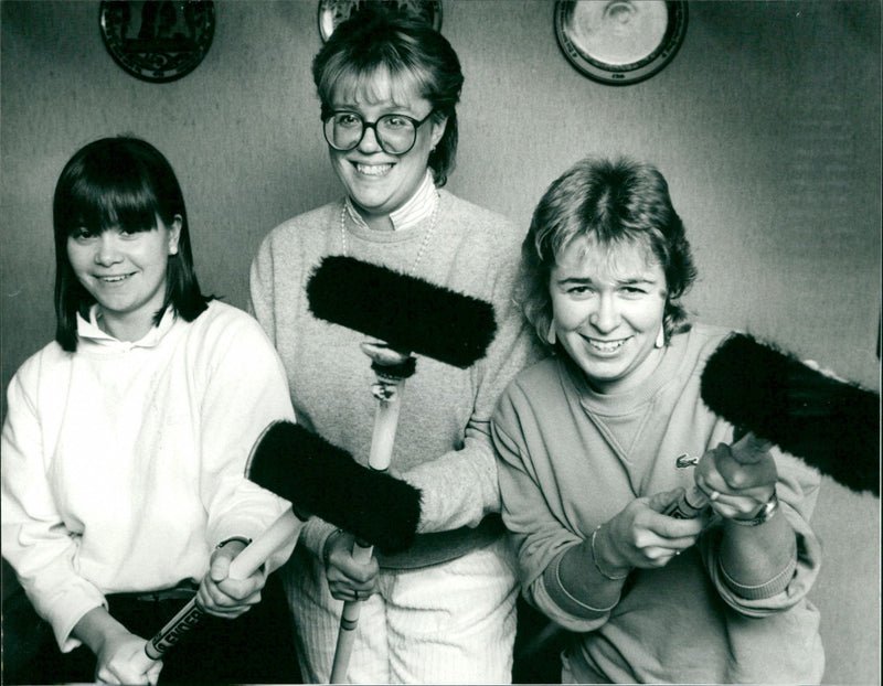 Elisabeth Persson, Eva-Lena Jonsson & Elisabeth Johansson - Vintage Photograph