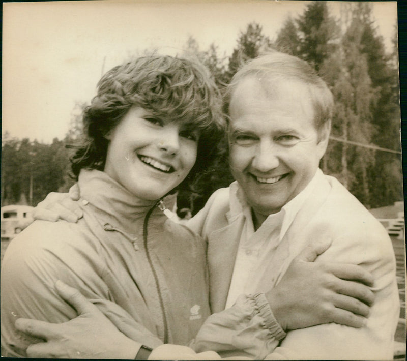 Anneli Johansson and Ulf Lönnqvist - Vintage Photograph