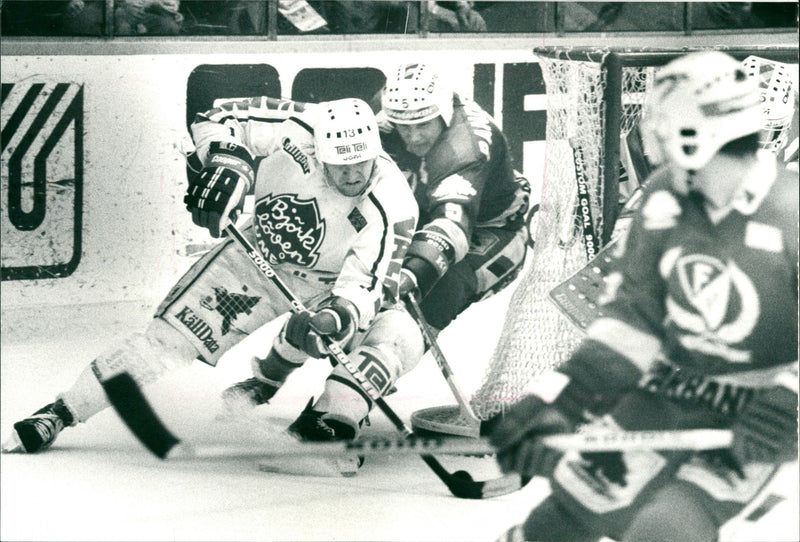 Björklöven - Väsby matchbild - Vintage Photograph