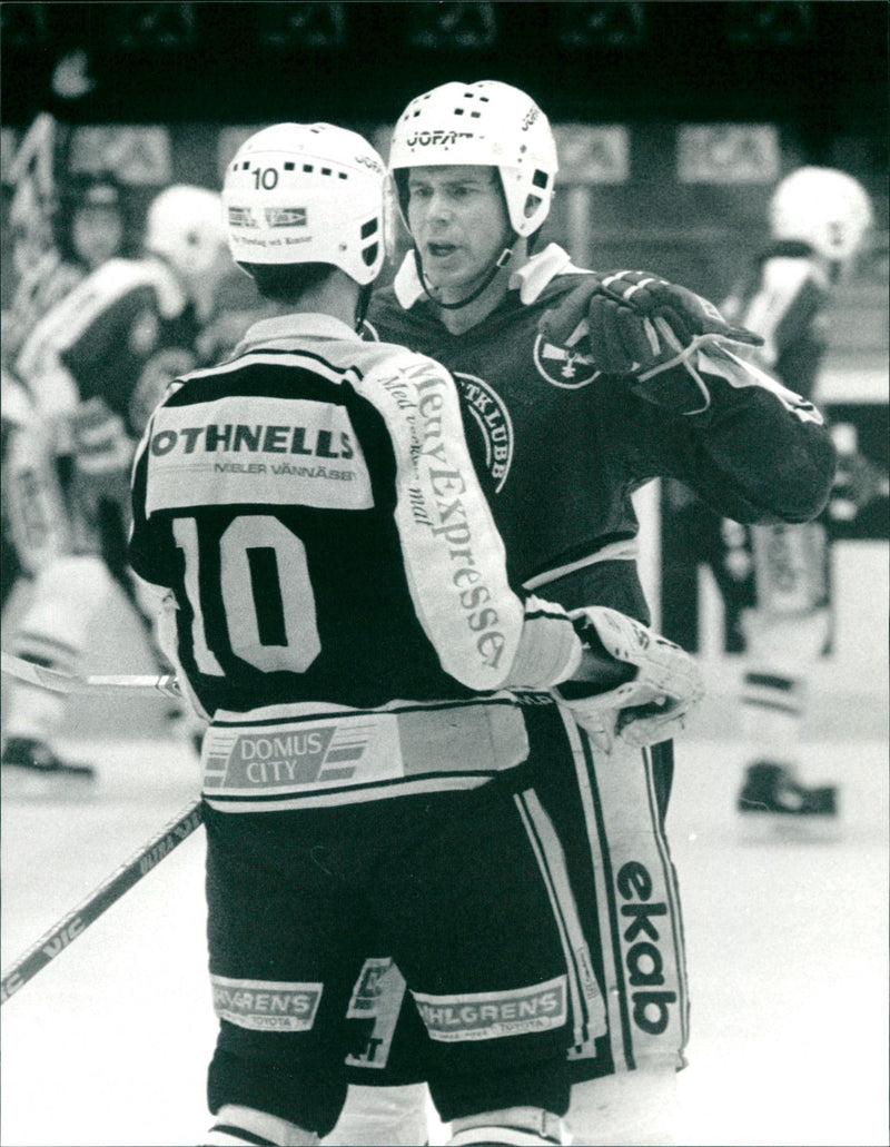 Peter "Pecka" Edström, ishockey Tegs SK - Vintage Photograph