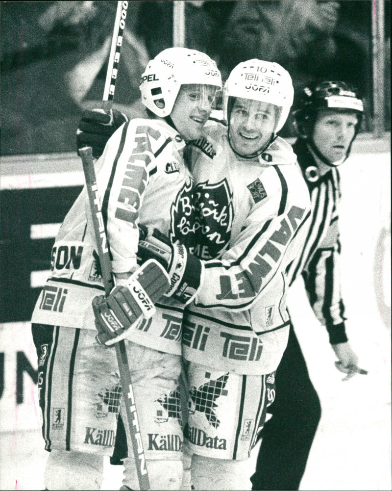 Björn Åkerblom and Matti Rauna, Björklöven - Skellefteå - Vintage Photograph