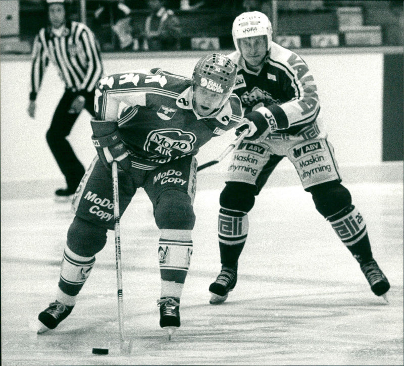 Michael Hjälm, MoDo, Torbjörn Andersson, Björklöven - Vintage Photograph