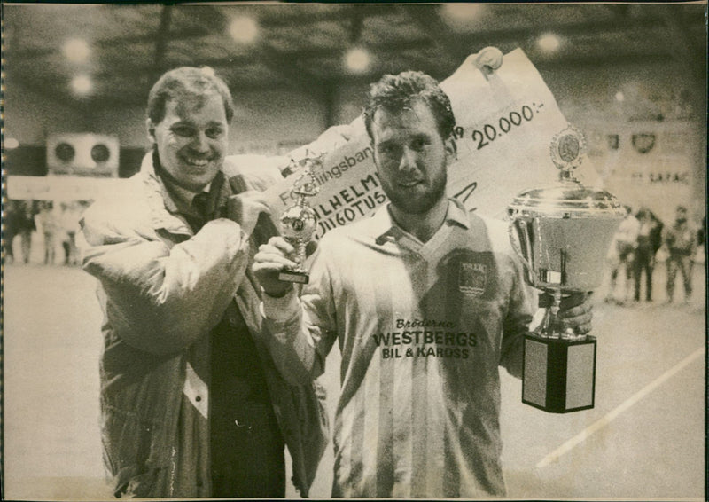 Christer Olofsson, IFK Holmsund, Thomas Larsson, Tavelsjö AIK - Vintage Photograph