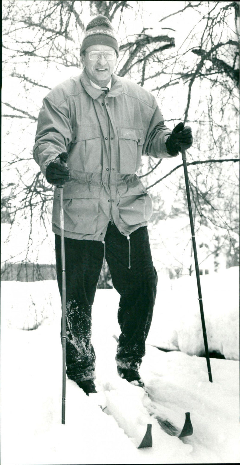 Hans Magnusson, tävlingsläkare - Vintage Photograph