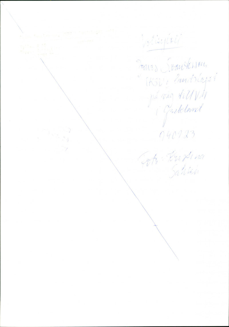 VOLLEYBOLL IKSU OUS GREECE HILL LANDSCAPE STAWLESSEN OURS - Vintage Photograph