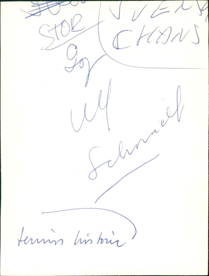 Ulf Schmidt - Vintage Photograph